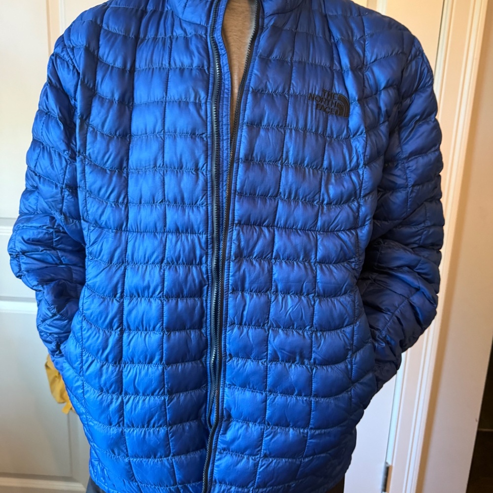 The North Face Thermoball Jacket Insulated Quilted Full Zip - Men's L
